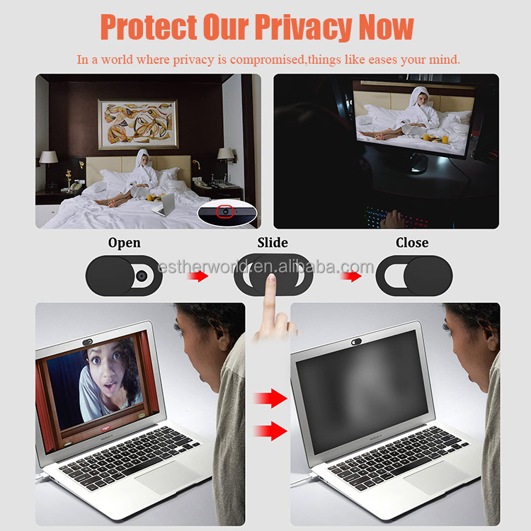 Laptop Camera Cover Slide Webcam Cover for Privacy Fits for  PC, Surface, Tablet, Desktop Computer, Smart Phone,Sweets