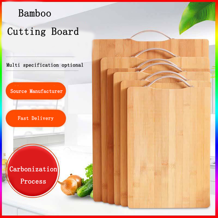 Wholesale Custom Engraving Logo Kitchen Charcuterie Chopping Bamboo Cutting Board with Handle