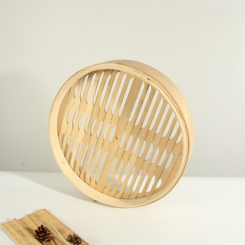 ESTICK Bamboo Recycled Environmentally Friendly And Natural Bamboo Utensil For Steaming Food Bamboo Steamer