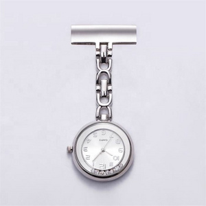 Wholesale Pocket Watch Waterproof  Nurse Fob Watch with Brooch