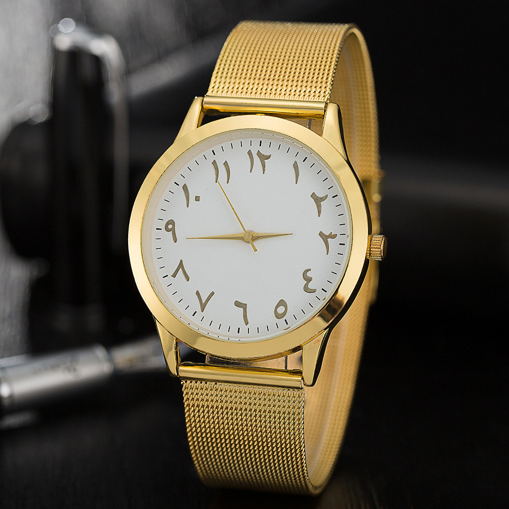 Hot Selling New Design Brand Private Label Arabic Numerals Dial Waterproof Luxury Men Watches