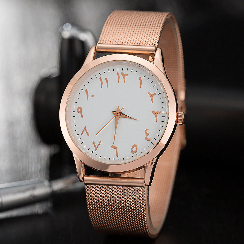 Hot Selling New Design Brand Private Label Arabic Numerals Dial Waterproof Luxury Men Watches