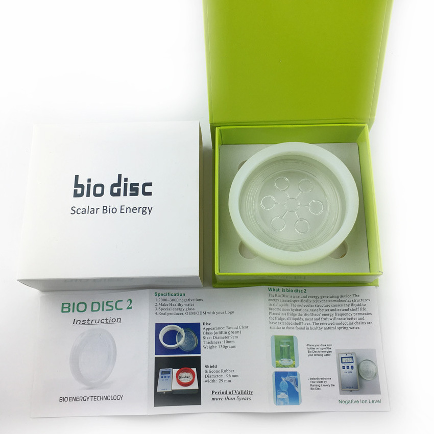 High Quality Healthcare Nano Scalar Energy Bio Disc 2 for Water with 3000 Negative Ions