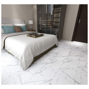 UV Coating Surface Treatment PVC Flooring Tiles Marble Pattern Anti Scratch Vinyl Floor