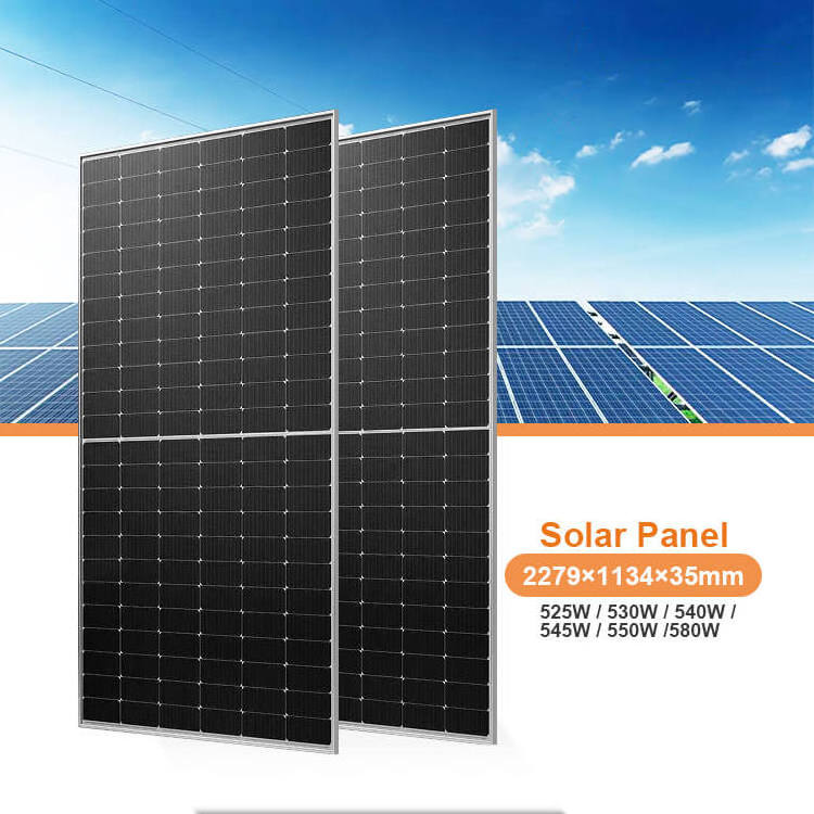 ESUN SOLAR Solar Energy Panels 550 Watts High Efficient Mono Silicon 430W 450W 580W Black Solar Panels