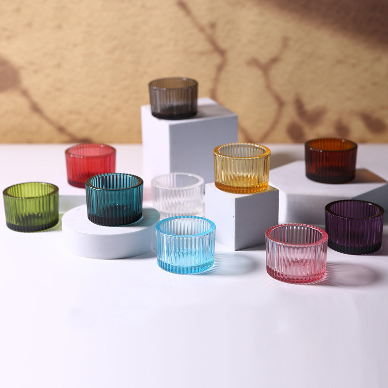 Hot Style Mini Glass Candle Jars and Holders Competitive Price Bulk Buy Colorful Tea Light Candle Container