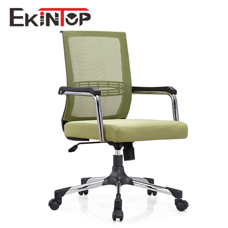 Fashional igo chrome  foot rest mesh seat revolving mesh adjustable office chair