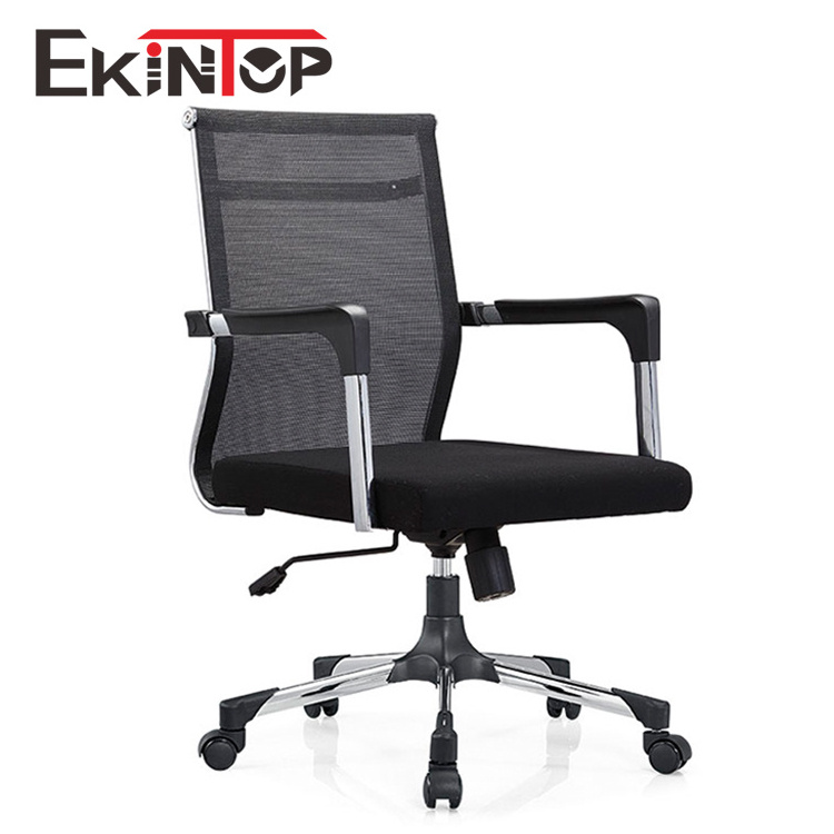 Fashional igo chrome  foot rest mesh seat revolving mesh adjustable office chair