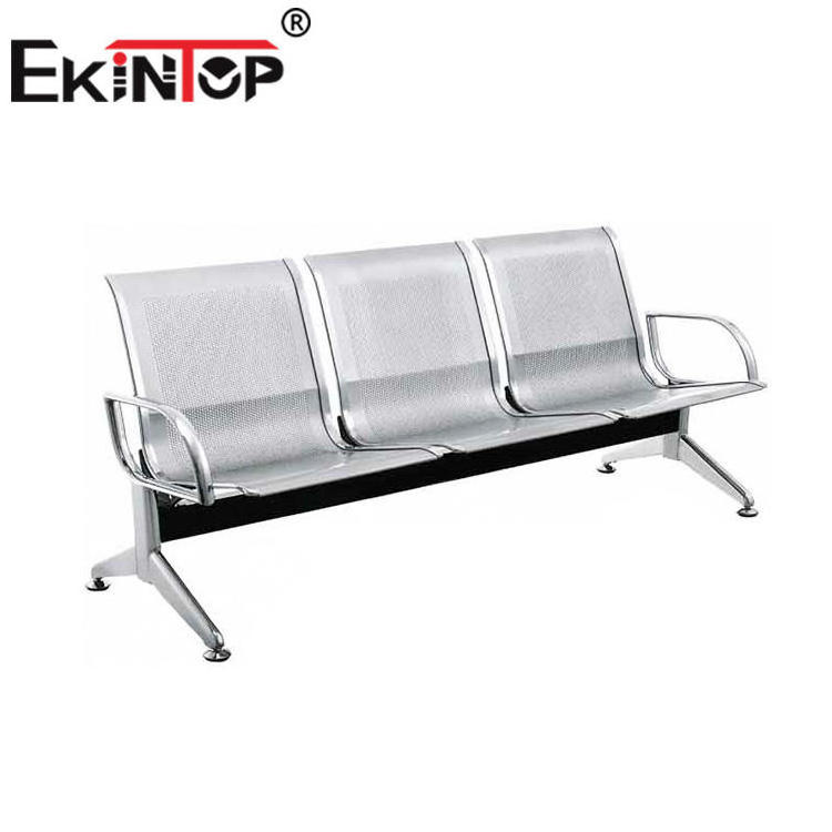 Ekintop Factory Directly Sale Red Waiting Room Chairs Design 2-Seater Hospital Visitor Chair Airport Waiting Chair PU Seating