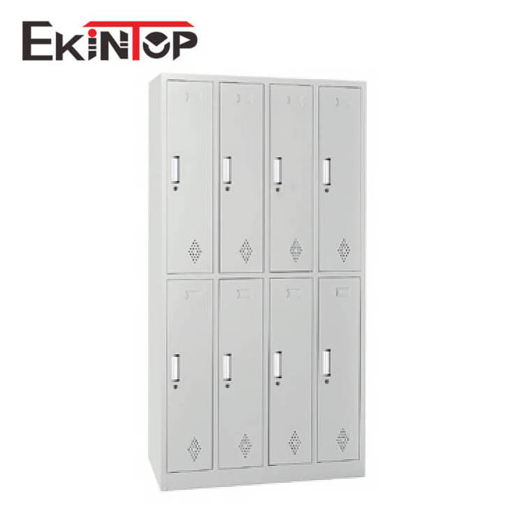 Ekintop hanging clothes locker for luggage file metal smart steel electronic storage lockers with gun