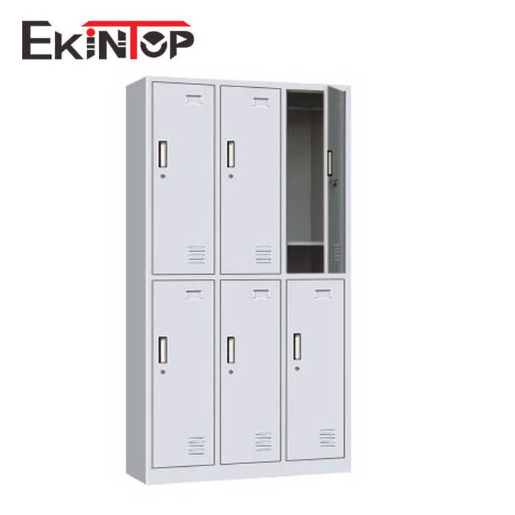 Ekintop hanging clothes locker for luggage file metal smart steel electronic storage lockers with gun