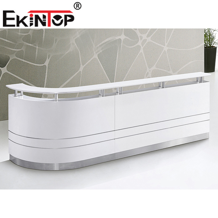 Ekintop circular custom made price desk reception desk