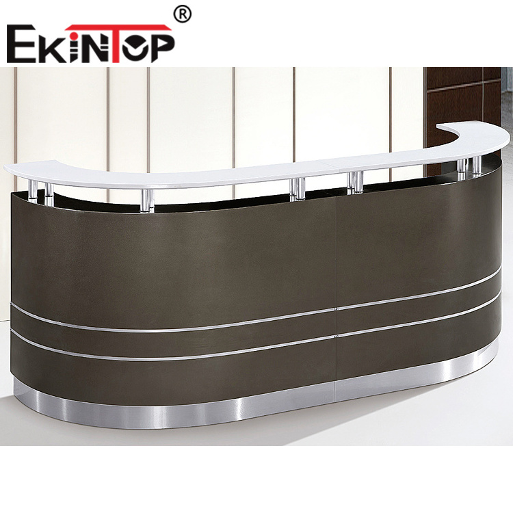 Ekintop circular custom made price desk reception desk