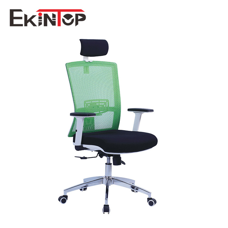 Normal ergonor about a white turning guest office desk chair for headrest