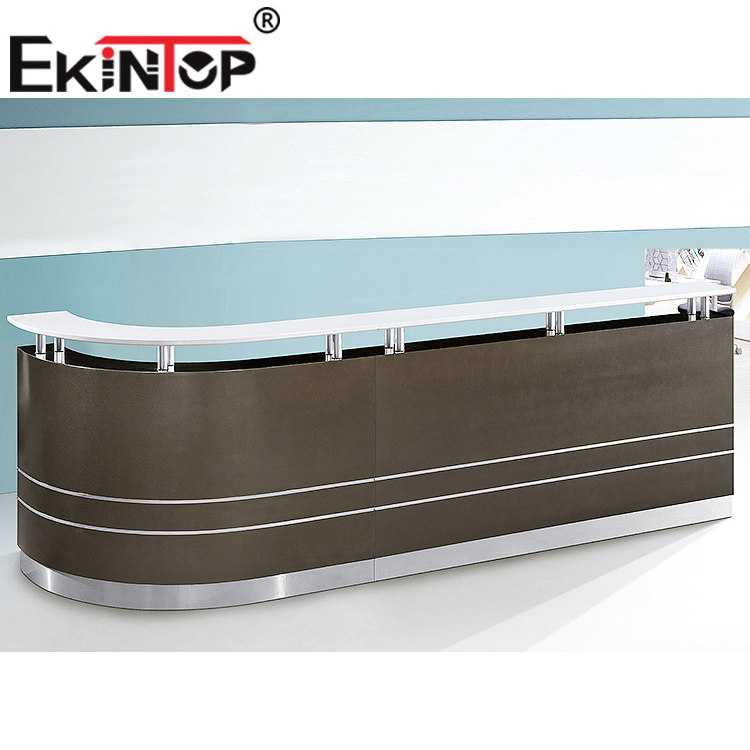 Ekintop circular custom made price desk reception desk