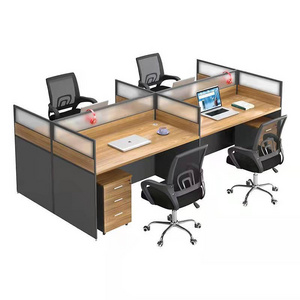 Ekintop OEM Factory Price Nice Self To 2-person Organizer Granite Top Office Desk Staff Office Workstation Desk