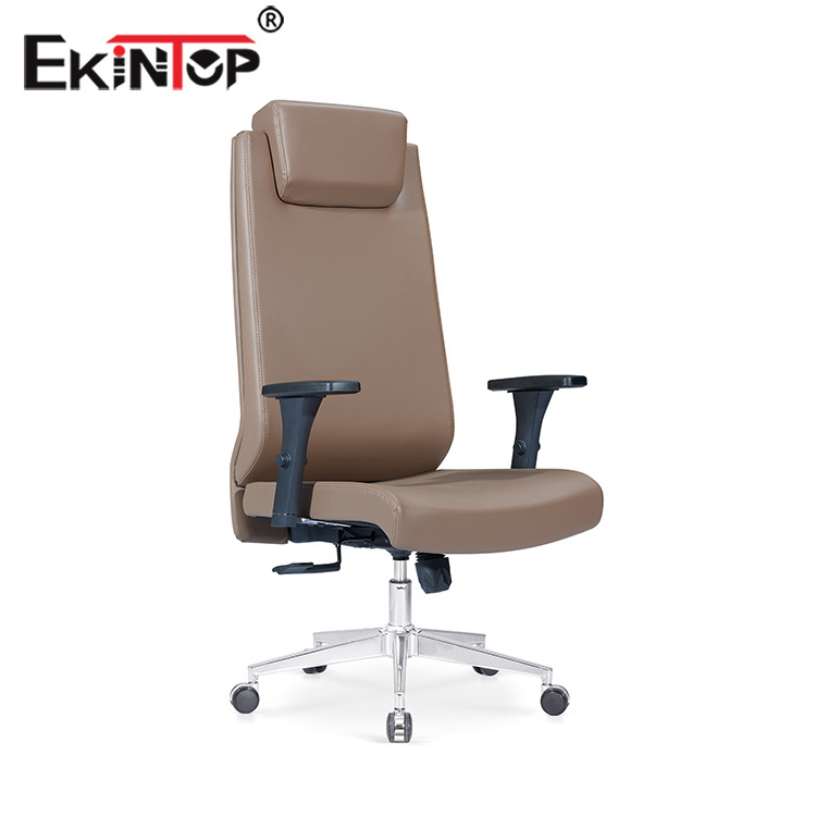 Real leather office chair design for office used, Comfortable office boss chair