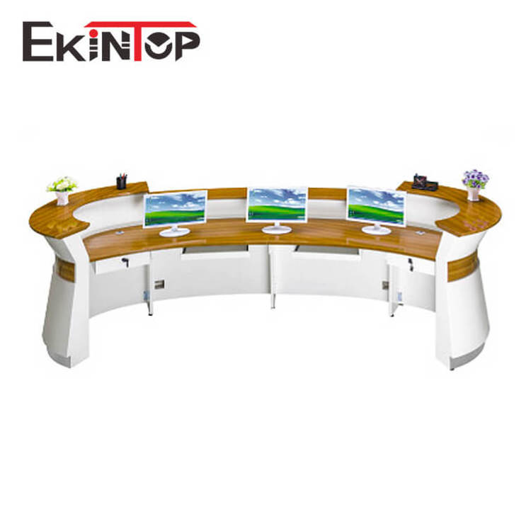 Ekintop customized modern front office table hospital reception desk design