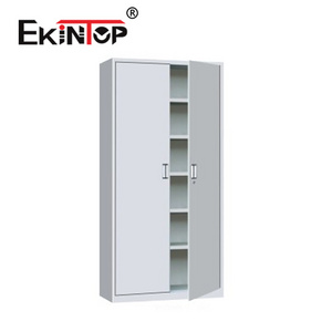 Ekintop cabinet storage file cabinet with metal swing 2 door With lock metal filing cabinets for office furniture