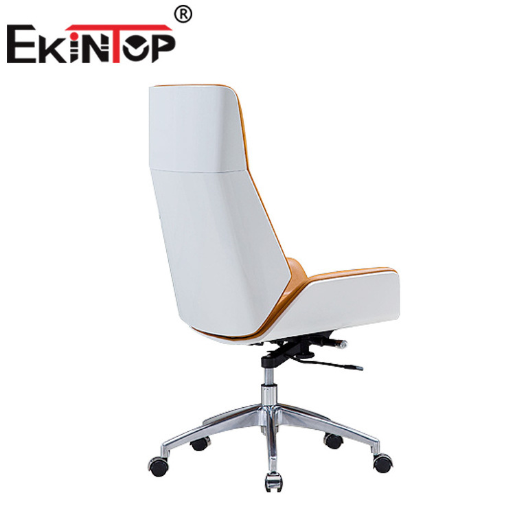 Ekintop Furniture high back leather executive office chairs with wheels