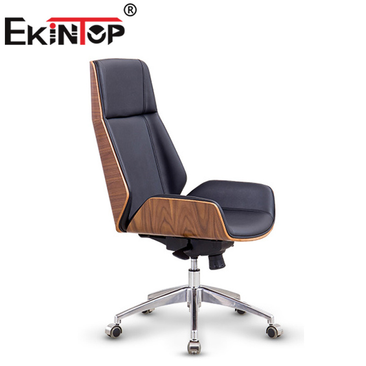 Ekintop Furniture high back leather executive office chairs with wheels