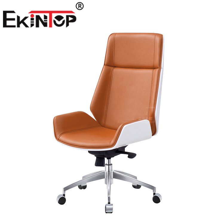 Ekintop Furniture high back leather executive office chairs with wheels