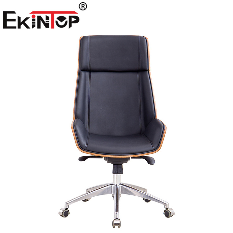 Ekintop Furniture high back leather executive office chairs with wheels