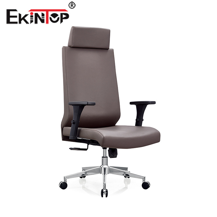 Real leather office chair design for office used, Comfortable office boss chair