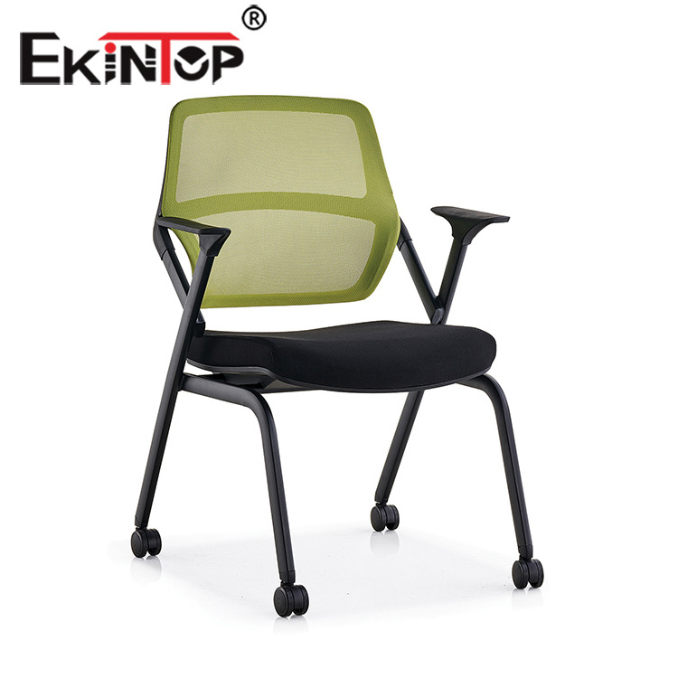 Ekintop foldable training room chair college student study chair student folding classroom school chair