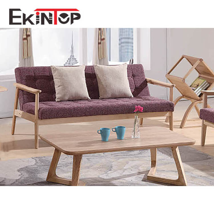 Ekintop pictures of modern teak antique wooden frame fabric sofa furniture set designs