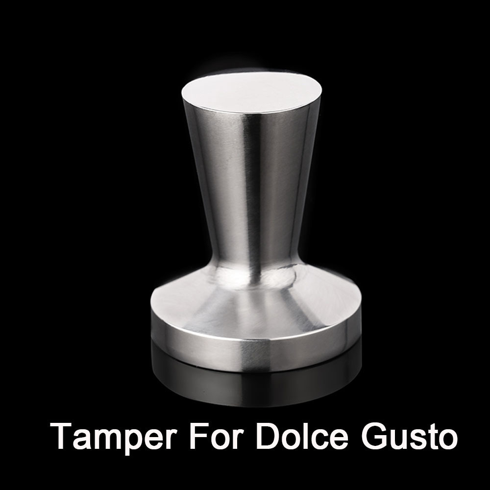 AM Store Hot Item Hoppers Blowing Accessories Calibrated Tamper Wood Grinder Barista Space Tamping Tool Coffee Tamper Dolce Gusto