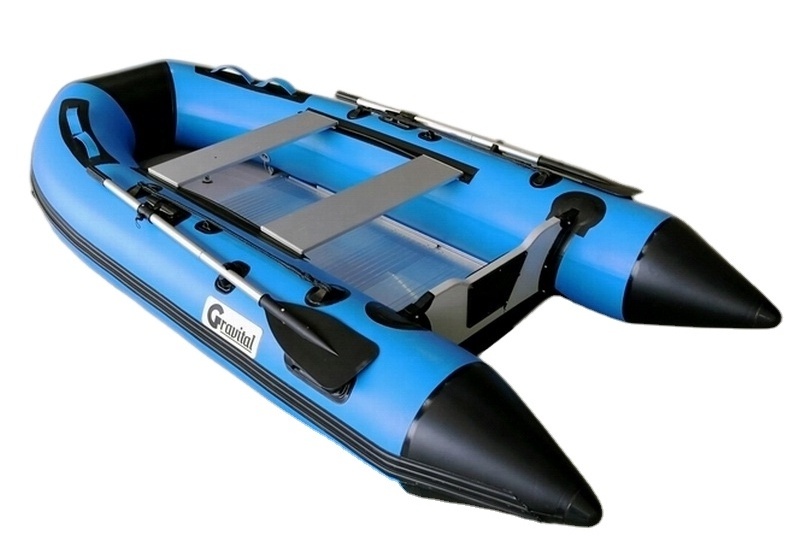 0.9 mm PVC inflatable marine PVC boat with aluminum floor and aluminum seat for 4 persons boat