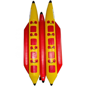 Inflatable water towing PVC banana boat for jet ski and inflatable funny boat in the sea