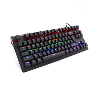 New 87/88keys RGB Backlighting Mechanical Gaming Keyboard OEM ODM Blue RED Switches mechanical keyboard YH-8701