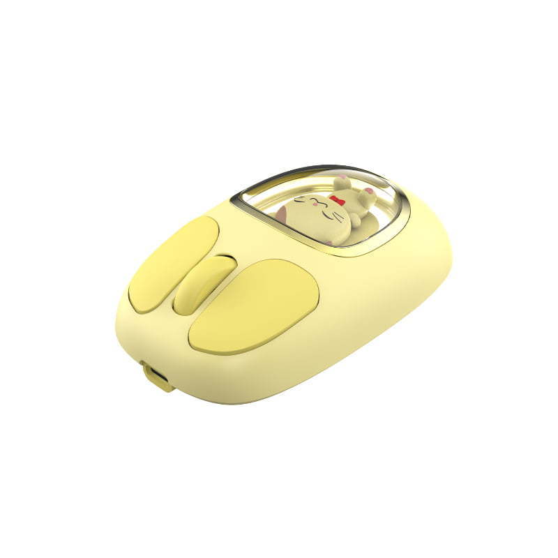 Lovely design 2.4G wireless & BT 3.0-5.0 rechargeable Type-C Mouse Gift Mouse for Kids Girls Madam MW-063PR