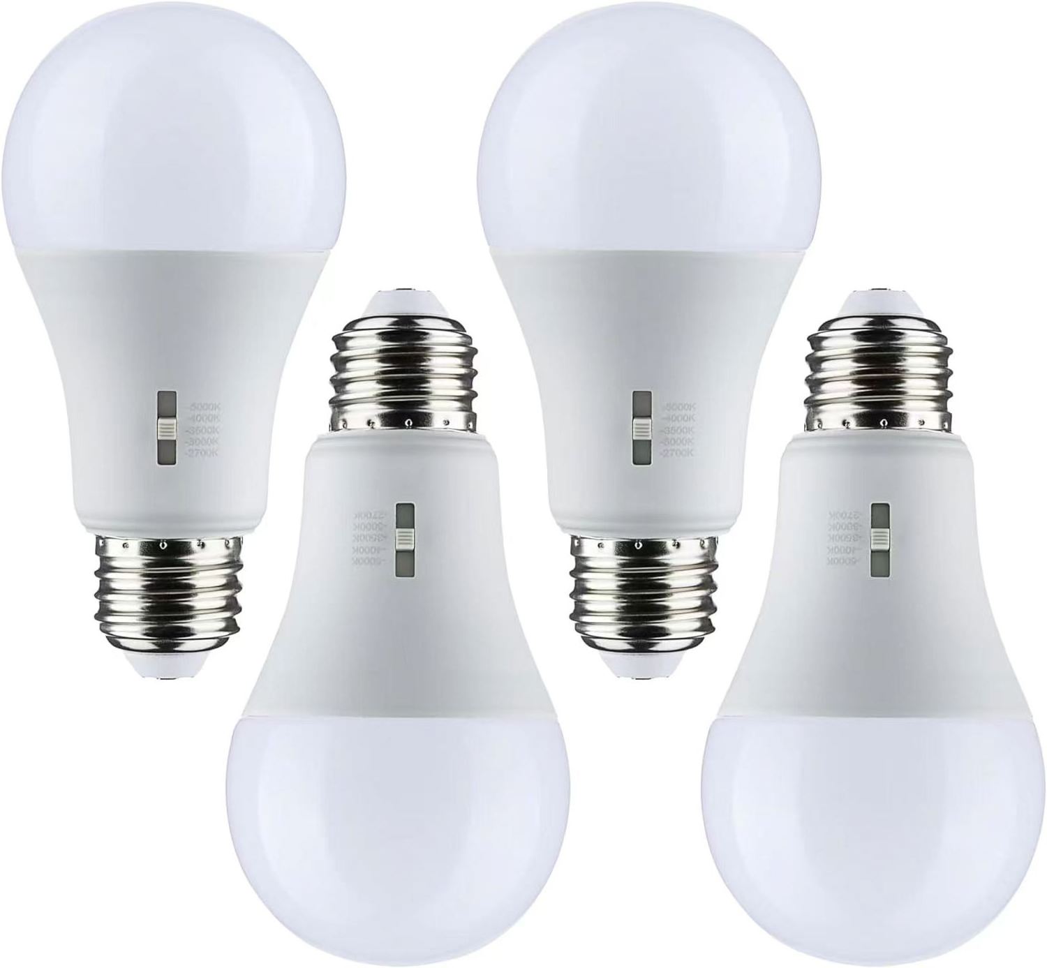 A60 E26 E27 10W 1100 Lumens 2700-6500K Daylight 5CCT LED Bulbs