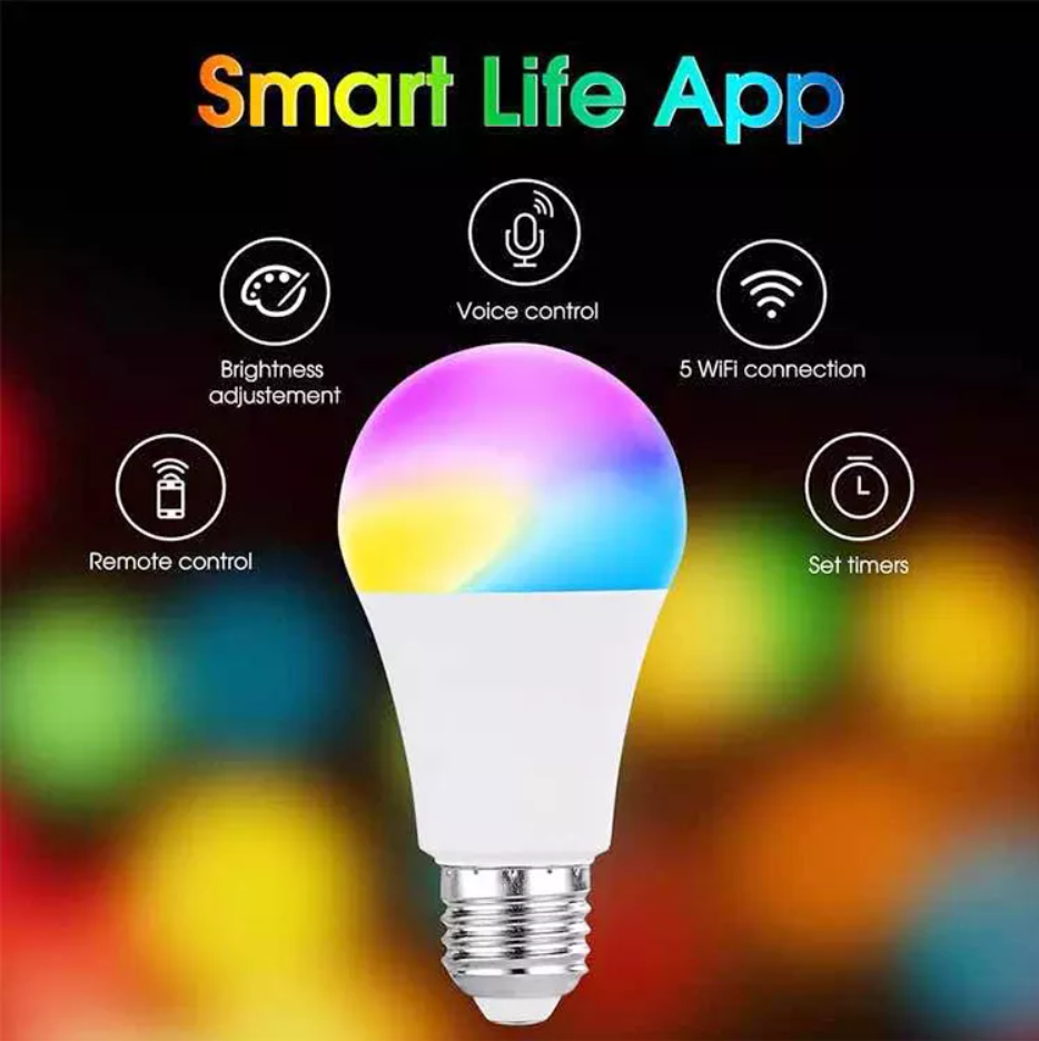 tuya app Smart Lighting RGBCW Multi Color BT E27 B22 LED Bulb bluetooth  LED Smart Bulb