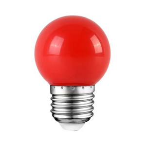 Red Light Bulb 15W Equivalent G45 Globe LED Christmas 1W Colored Night Mini Edison E26 Holiday String Fairy Mood Lights Decor