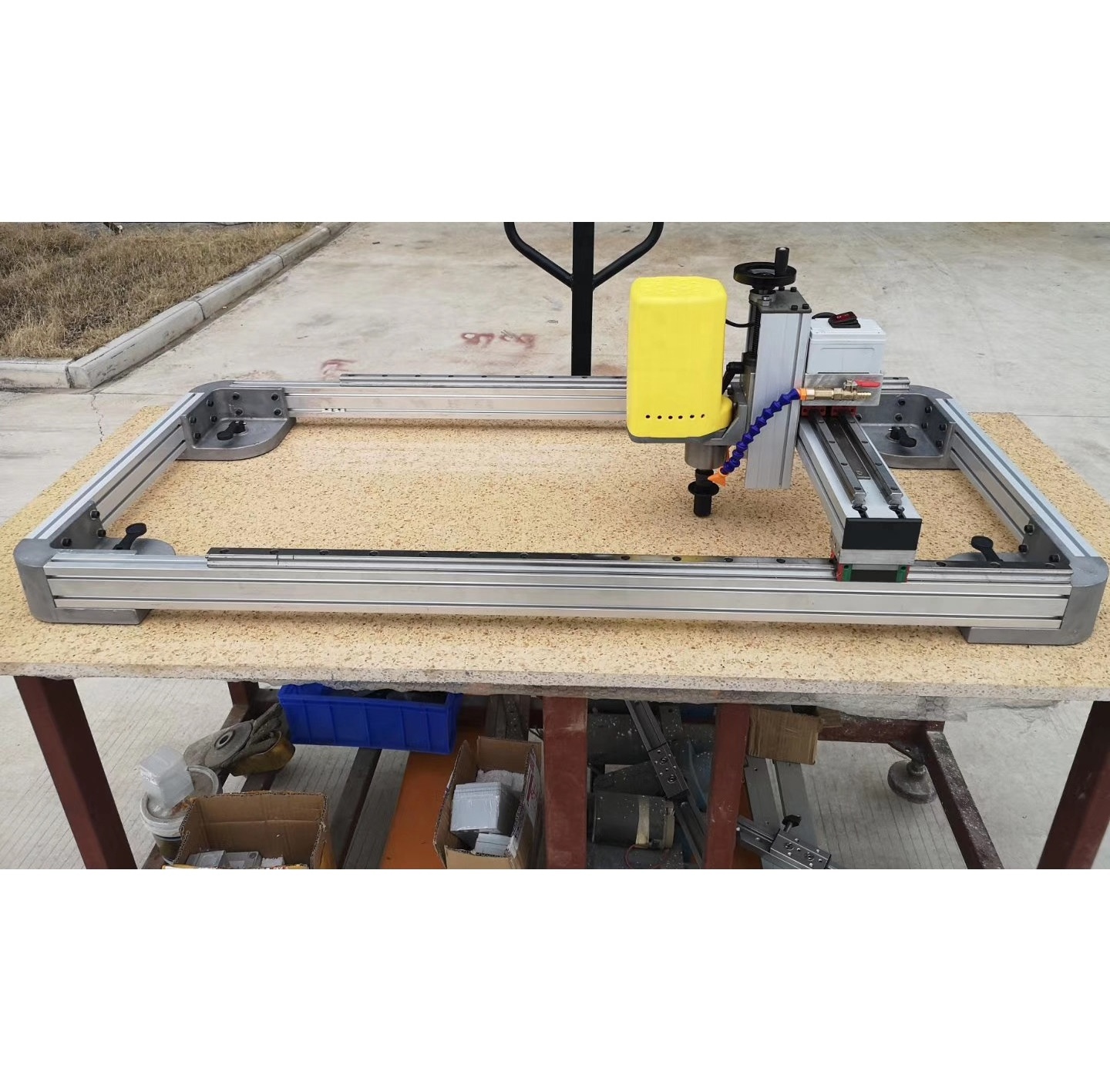 manual hand granite marble quartz stone sink cutting machine stone countertops sink cut out machine sink edge grinding polishing