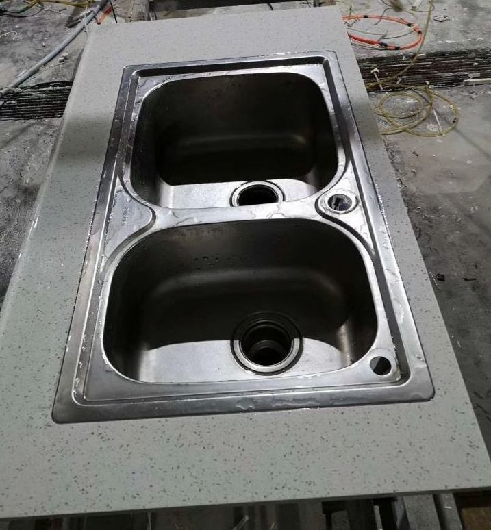 manual hand granite marble quartz stone sink cutting machine stone countertops sink cut out machine sink edge grinding polishing