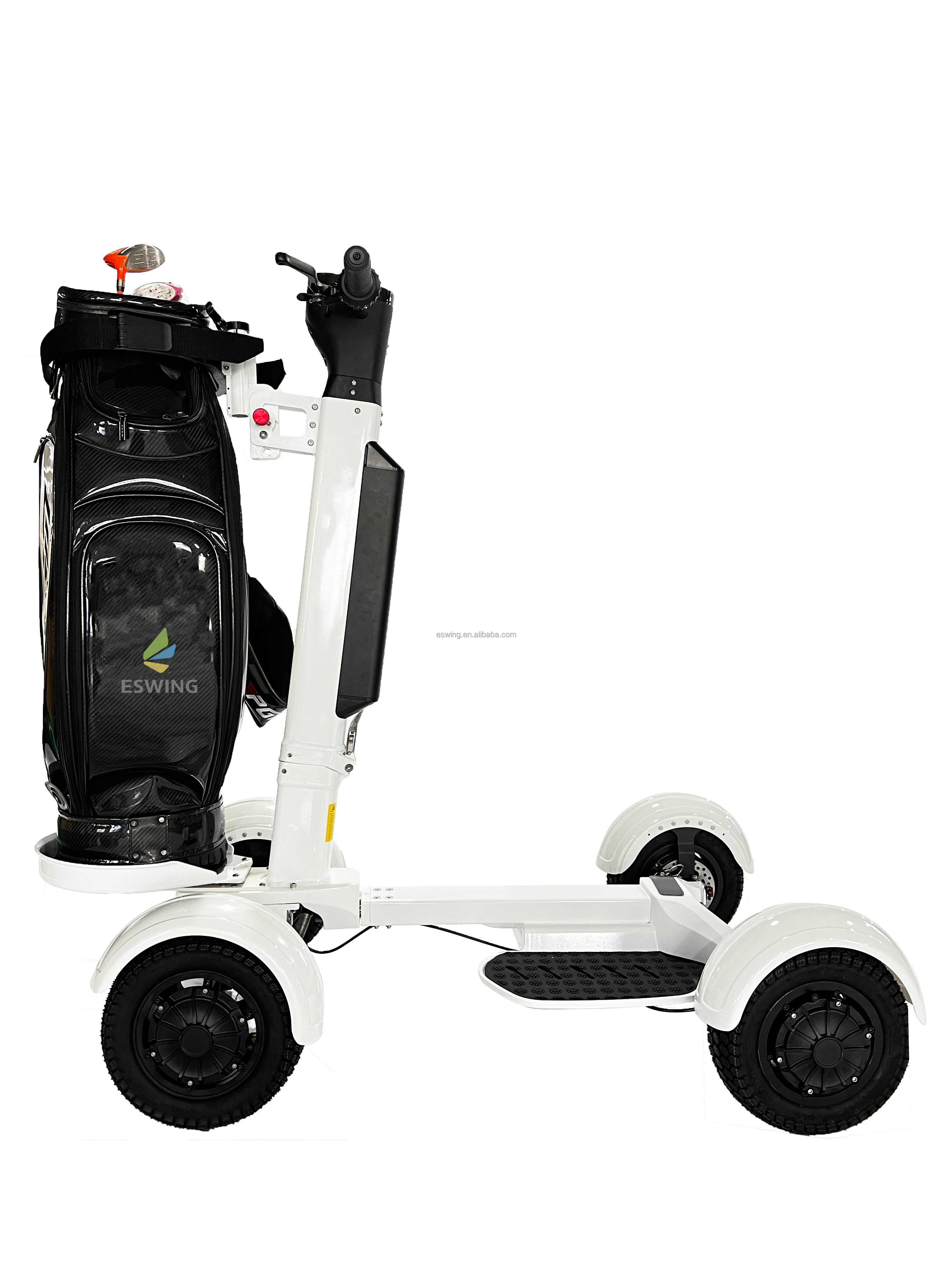 Eswing Factory price 4 wheel lithium folding removable mini golf car Chinese electric mobility scooter golf carts