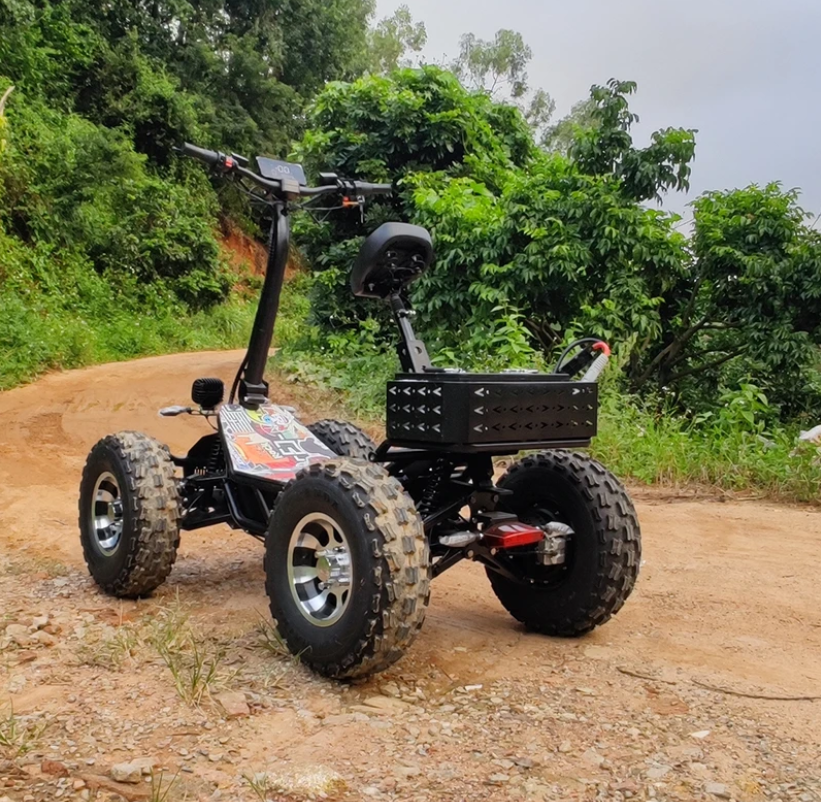 8000W Off Road Electric Scooter Popular 60V 50Ah Mountain Power Foldable ATV Off Road Electric Scooter for adult