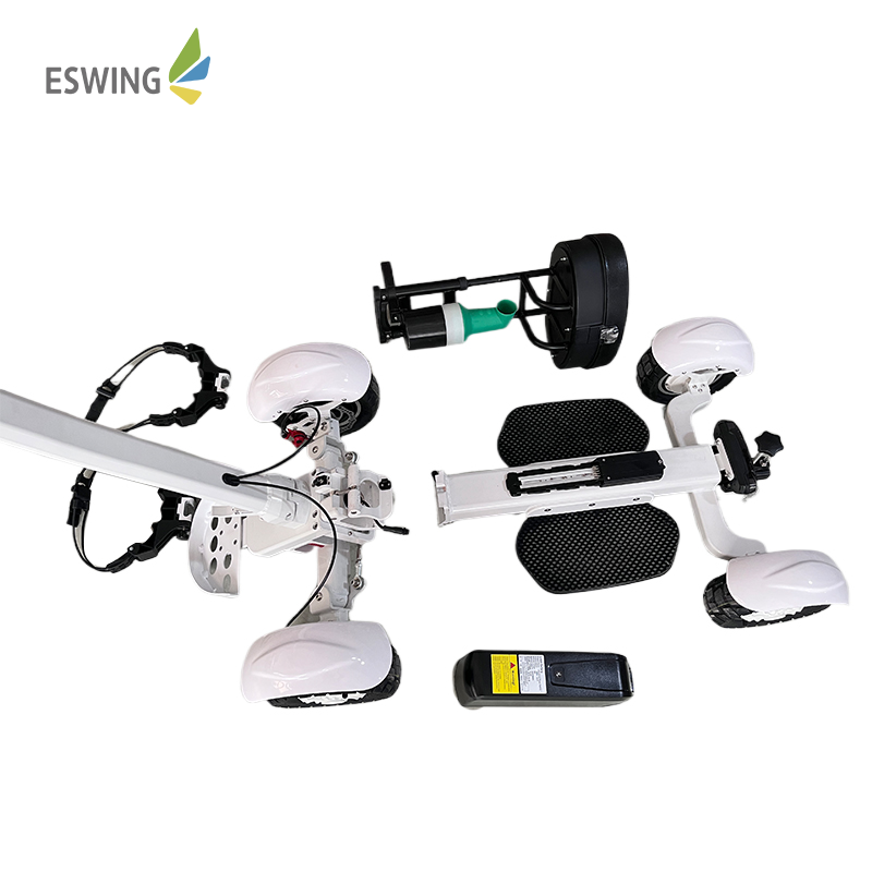 ESWING 48v lithium battery 4 wheels cheap chinese push golf scooter mini electric golf carts