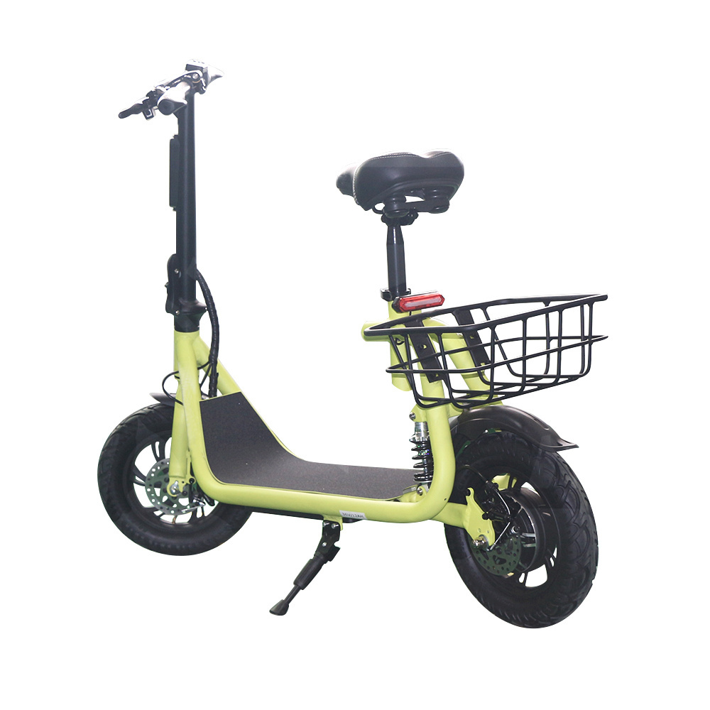 New Product Design Popular Standard 12 Inch 500W Brushless Hub Motor Electric Kick Scooter E Step for sale