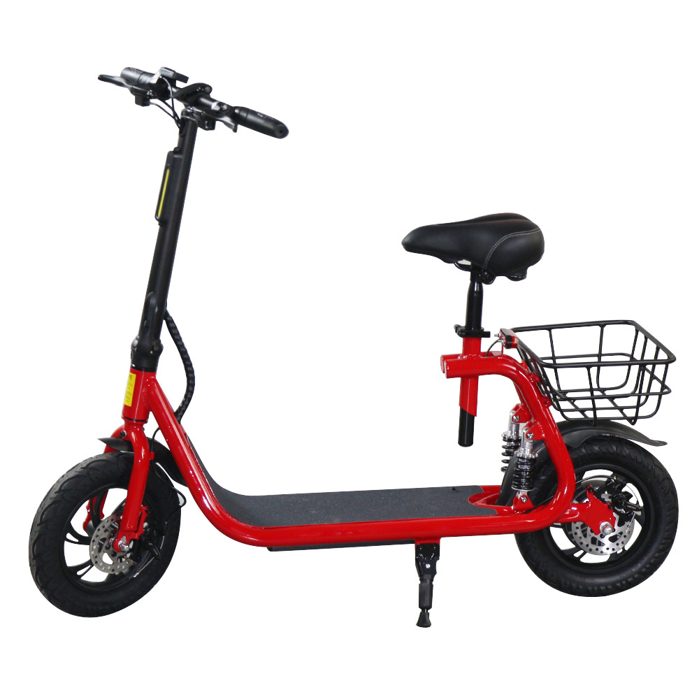 New Product Design Popular Standard 12 Inch 500W Brushless Hub Motor Electric Kick Scooter E Step for sale