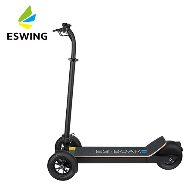 ESWING foldable fast 500W fat tires adults 8.5 inch 3 wheels drift board electric scooter