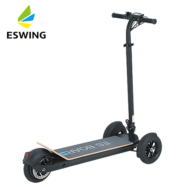 ESWING foldable fast 500W fat tires adults 8.5 inch 3 wheels drift board electric scooter