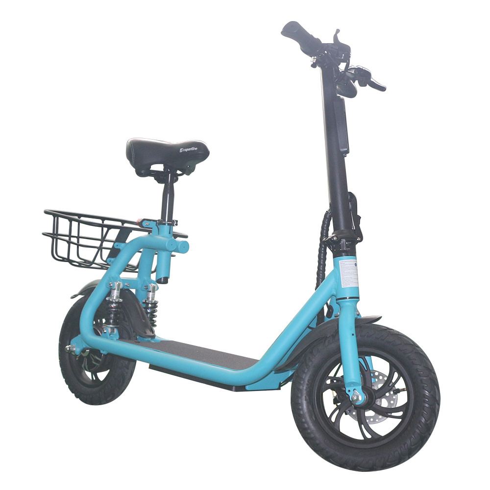 New Product Design Popular Standard 12 Inch 500W Brushless Hub Motor Electric Kick Scooter E Step for sale