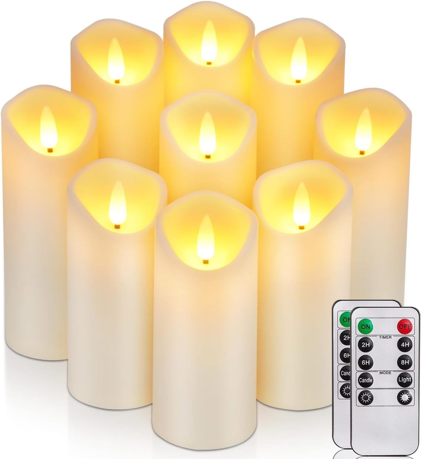 Factory Direct Selling Flameless Candles  Battery Operated Candles with Remote Timers Electric Candles