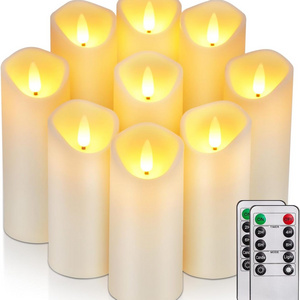 Factory Direct Selling Flameless Candles  Battery Operated Candles with Remote Timers Electric Candles